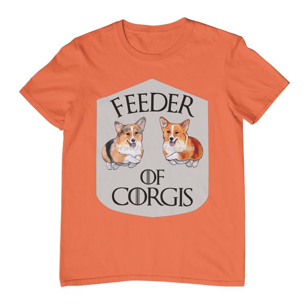 pembroke feeder of corgis shirt orange 600