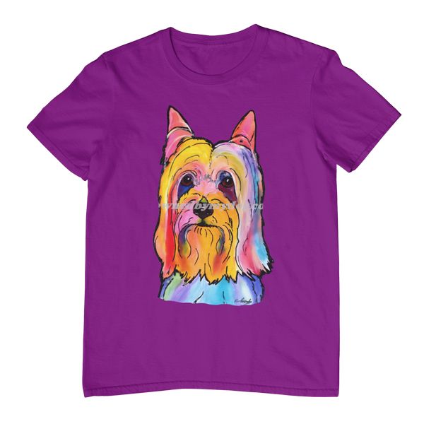 silky terrier shirt purple 600