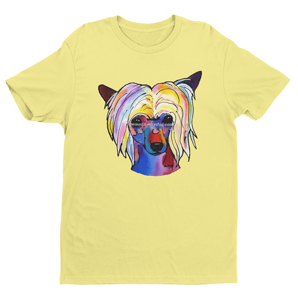 t shirt yellow chin crested 2